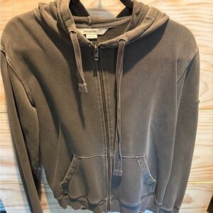 Zadig & Voltaire Gray Zip Up Hoodie